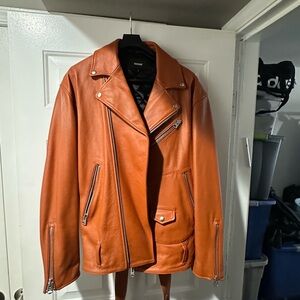 Mackage leather biker jacket